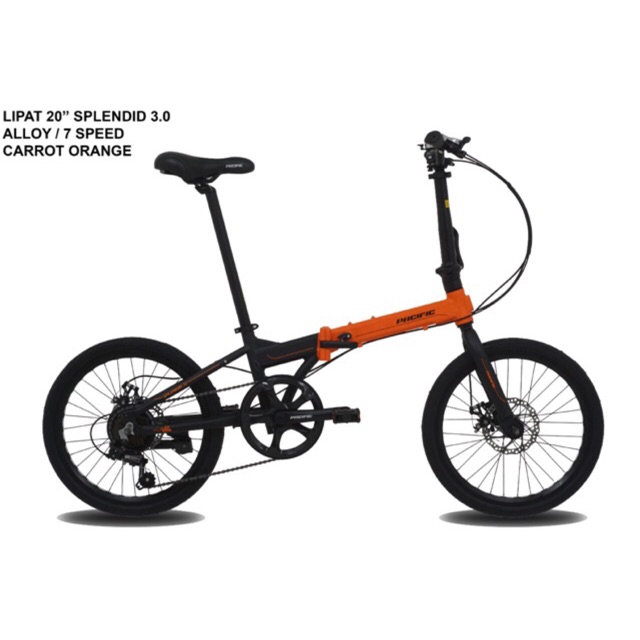 Sepeda Lipat Folding Bike Pacific Splendid 3.0 New Version