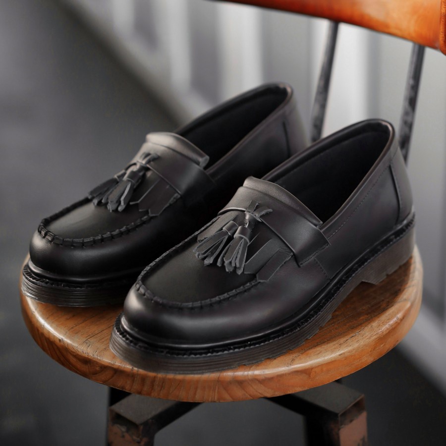 Sepatu Loafers Pria Kulit Asli Original Casual Formal - Kenzo Gets