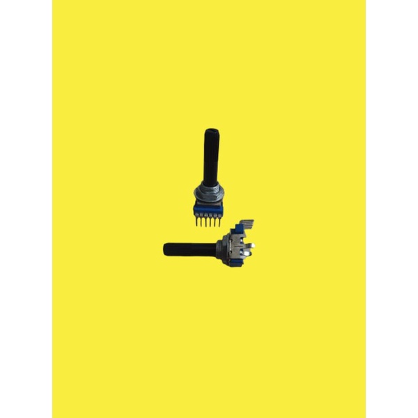 Potensio Potensiometer Segi Kotak Mixer Kaki 6 Pin Tekuk Drat 50K