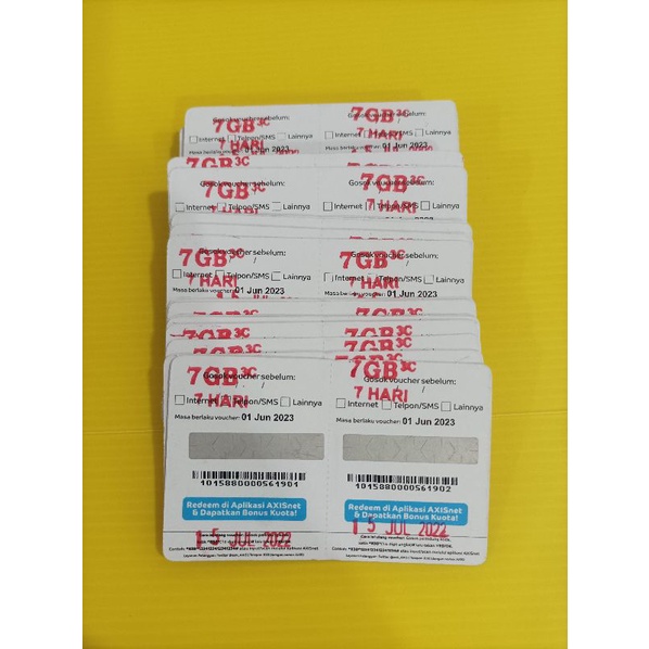 VOUCHER AXIS MINI 7GB 7HARI SUMATERA