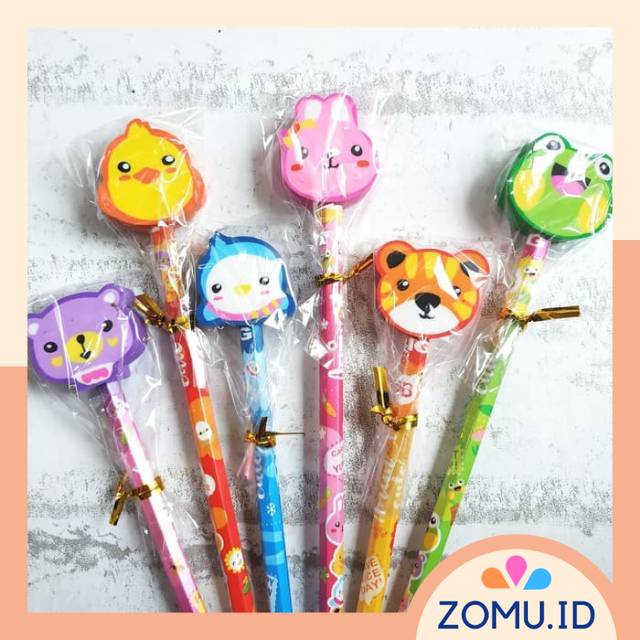 

Pensil BIG 2B Lucu Karakter Hewan Animal Pencil Murah Souvenir