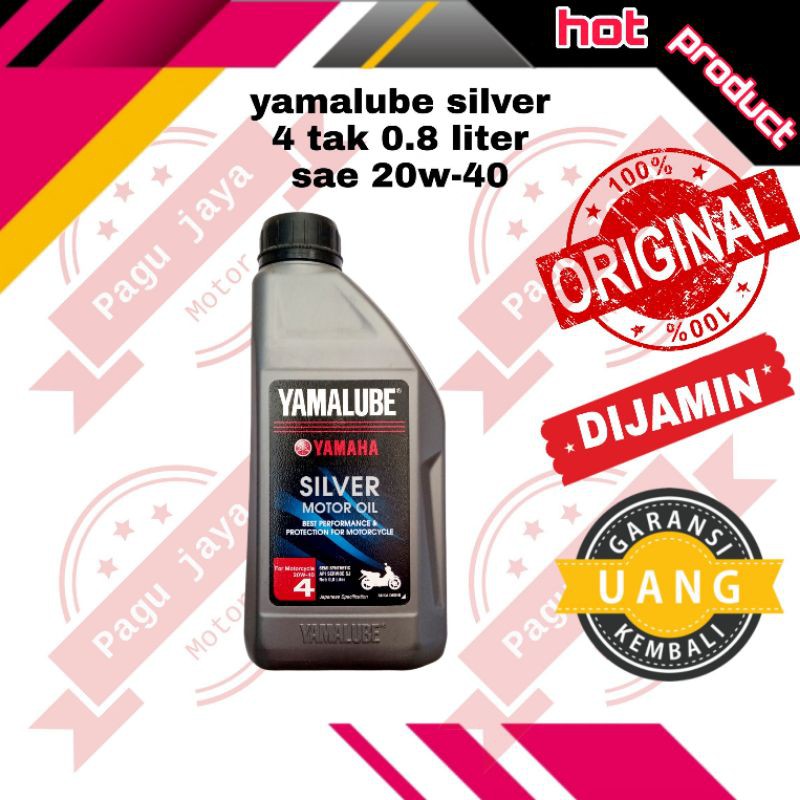 oli mesin yamalube 0.8 liter sae 20w40 ORIGINL