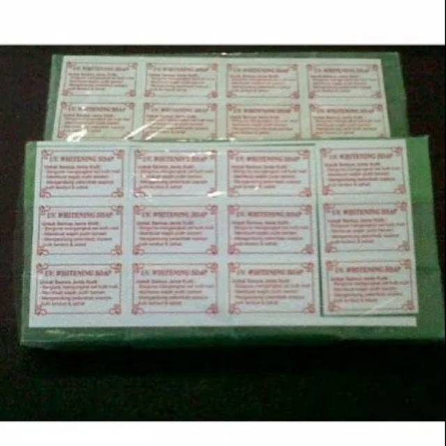 SABUN UV WHITENING / UV Whitening Soap - HIJAU