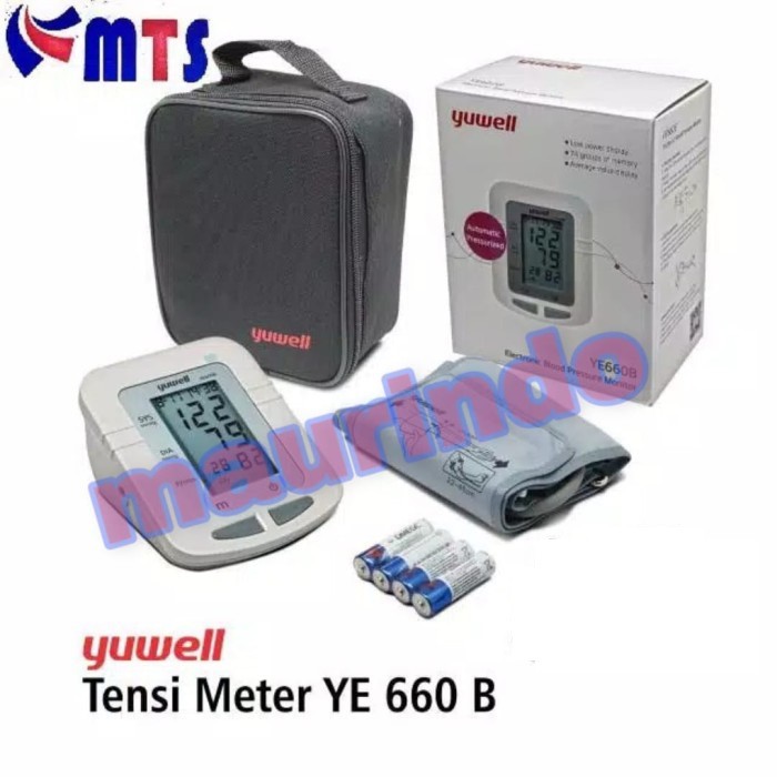 (Original) COD - Tensimeter Digital Lengan YE 660 B Yuwell / Tensi Meter YE 660B Exp Lama Termurah