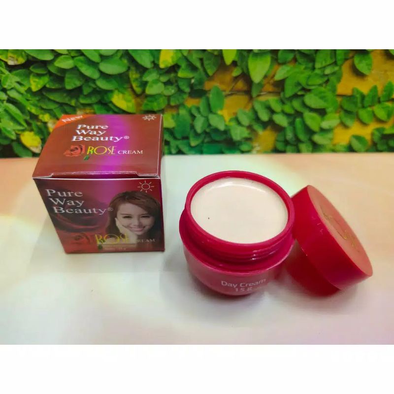 PURE WAY BEAUTY DAY AND NIGHT CREAM ORIGINAL BPOM - CREAM ROSE PURE WAY BEAUTY