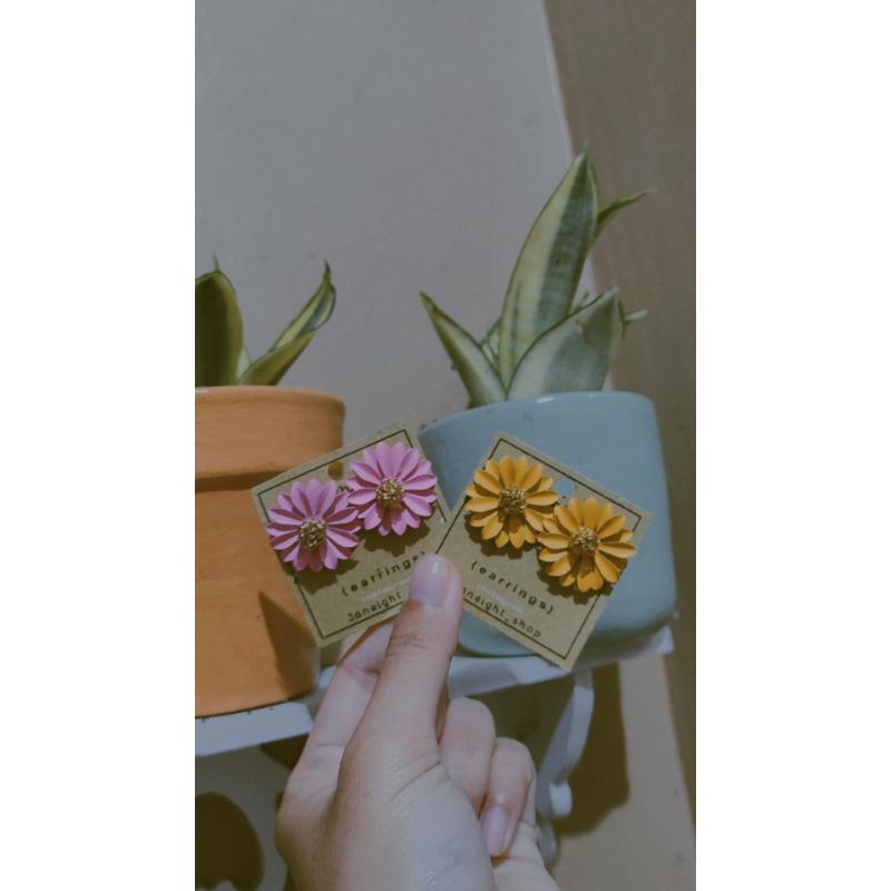 Anting Korea Bunga Simple