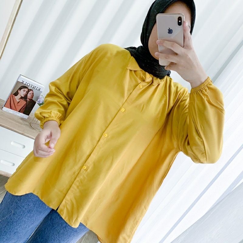 HANA BLOUSE OVERSIZE RAYON