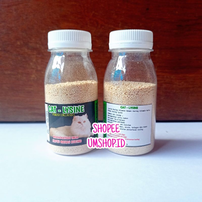 Vitamin Cat Lysine Kucing Nafsu Makan Daya Tahan Tubuh Flu Kucing