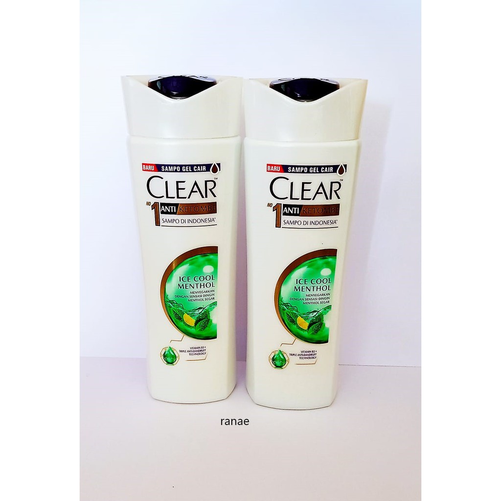 Clear Ice Cool Menthol Shampoo Anti Ketombe 160 ml