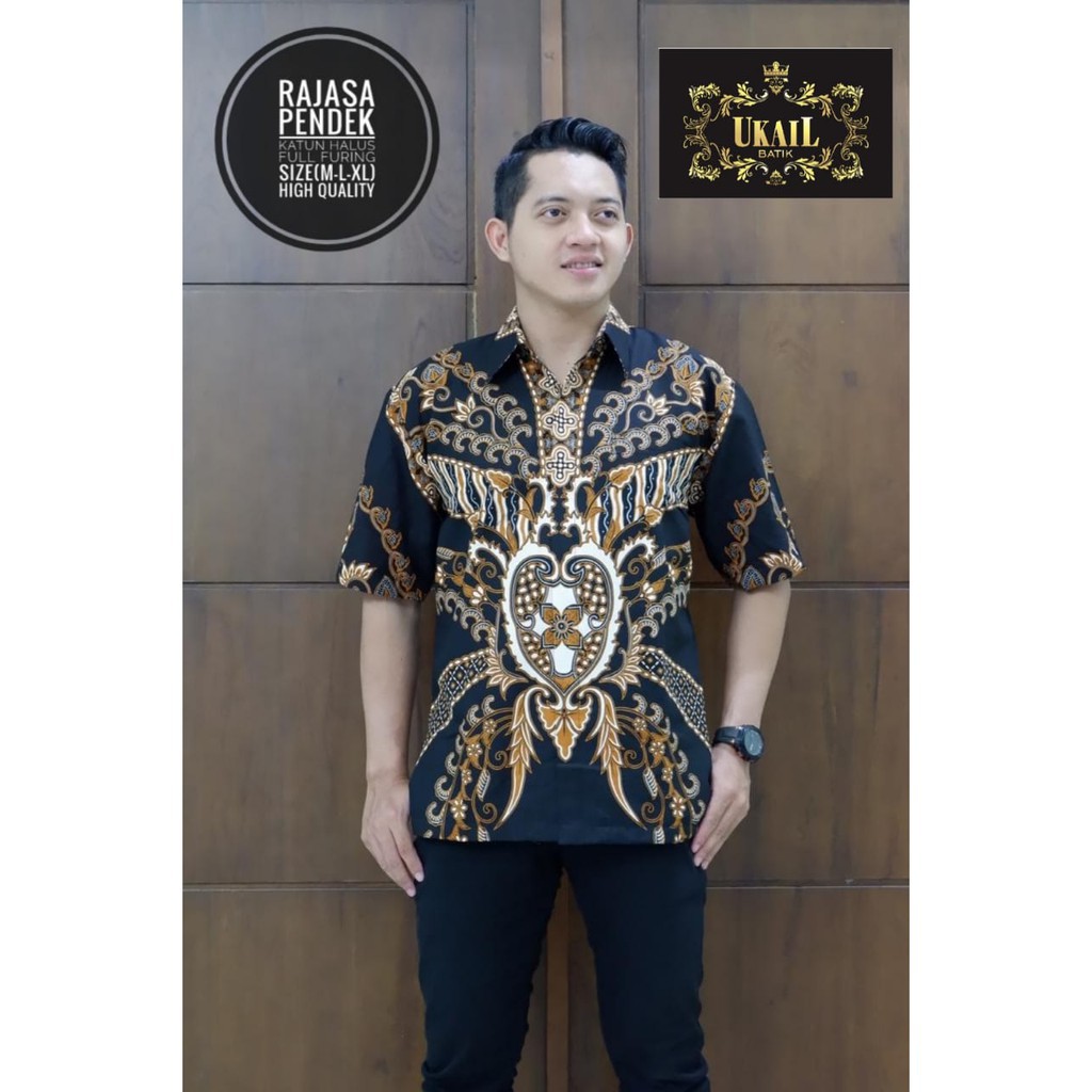 RAJASA / BATIK PRIA LENGAN PENDEK / by UKAIL BATIK / 10.3