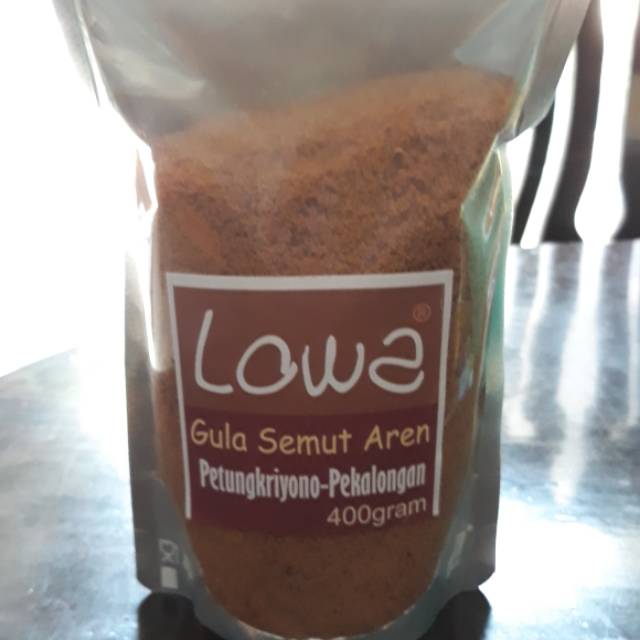 

GULA SEMUT AREN KHAS PETUNGKRIYONO PEKALONGAN 400 GRAM MERK LOWA
