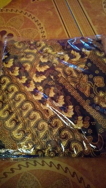 Hem Kemeja Atasan Batik Anak Laki-laki Sogan