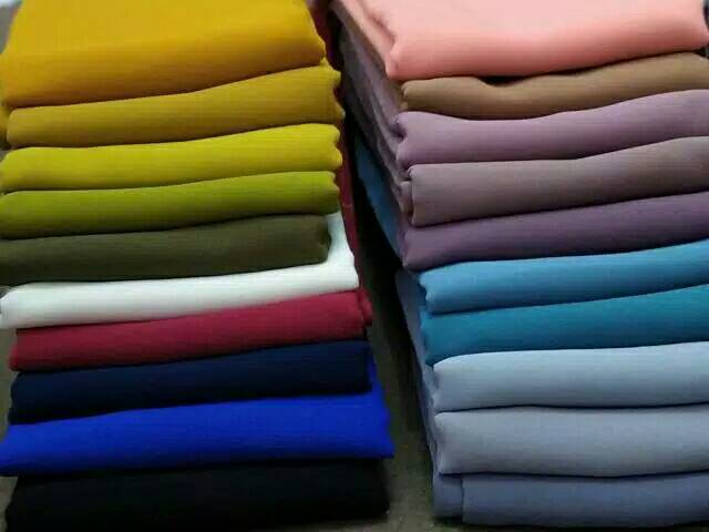 √COD√ Pasmina Ceruty Babydoll Sabyan Ukuran 180 x 75 Cm Part II Kualitas Terbaik