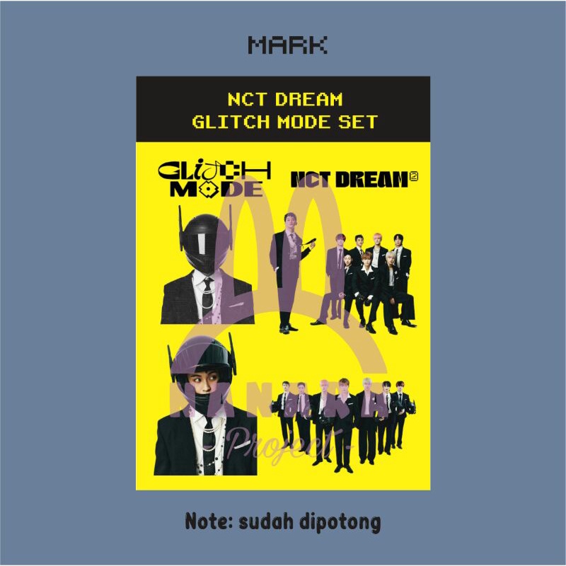 SET STIKER NCT DREAM (GLITCH MODE)