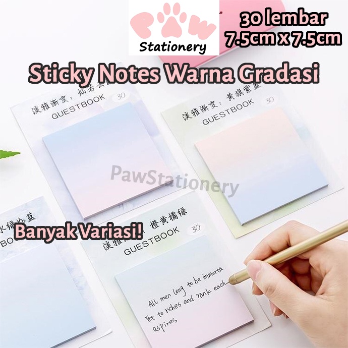 

Sticky Notes Warna Gradasi Sticky Notes Warna Warni Sticky Notes Lucu Memo Pad Lucu Memo Pad Gradasi Gradient Sticky Notes