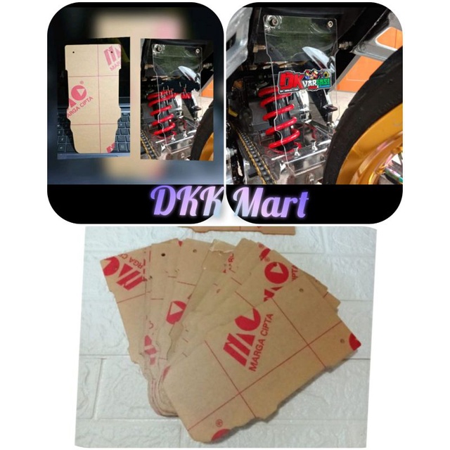 Mika Akrilik Pelindung Shock Vixion Semua Tipe Vixion mika Akrilik tutup monoshock vixion