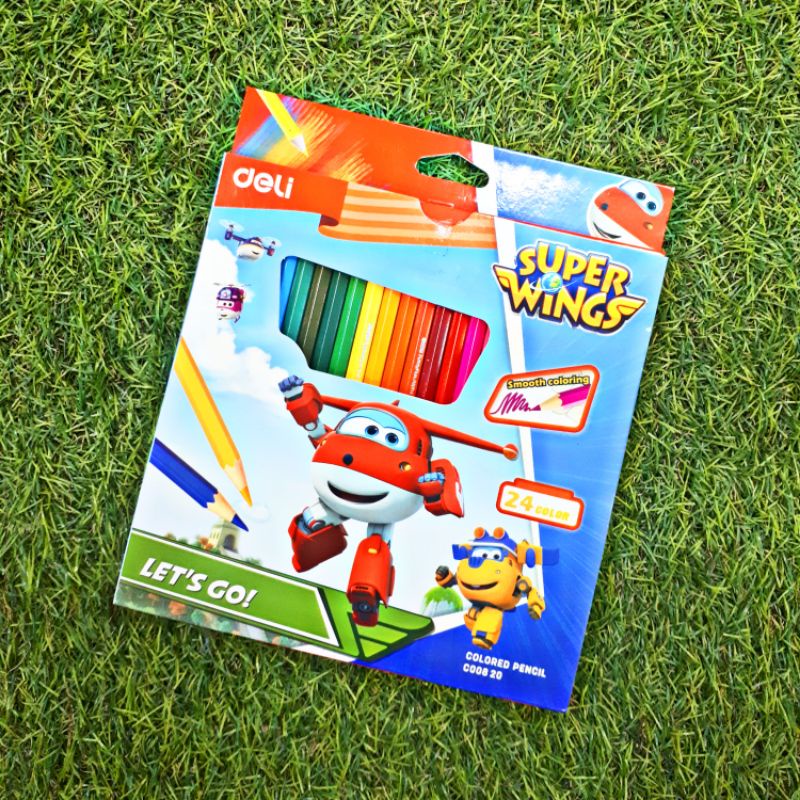 

PENCIL WARNA DELI SUPER WINGS 12 C, 18 C, 24 C