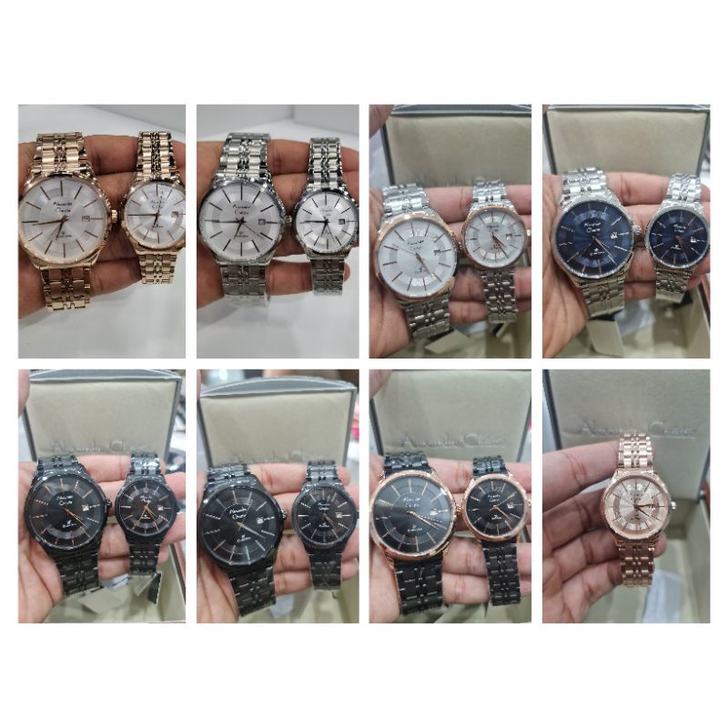 Jam tangan couple alexandre christie ac8348 classic series 8348