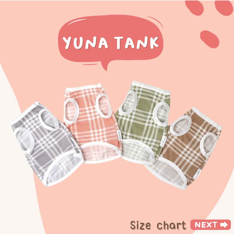 YUNA TANK | Baju Kucing Baju Anjing Lucu
