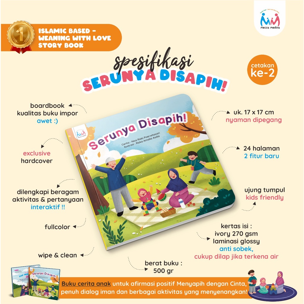 Buku Anak Serunya Disapih Bekal Mempersiapkan Masa Penyapihan