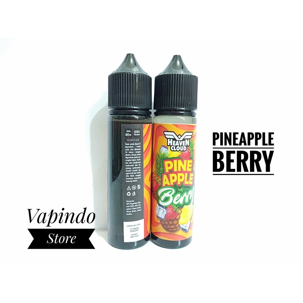 HEAVEN CLOUD PINEAPPLE BERRY 60ML 0MG RED MONKEY PREMIUM E LIQUID VAPE