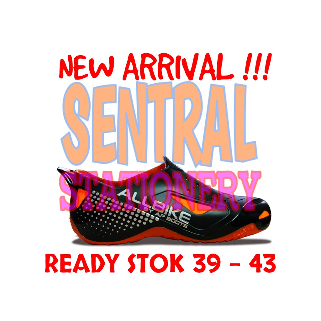 (TURUN HARGA ALL VARIAN) all bike oranye ap boots sepatu motor gowes allbike oren