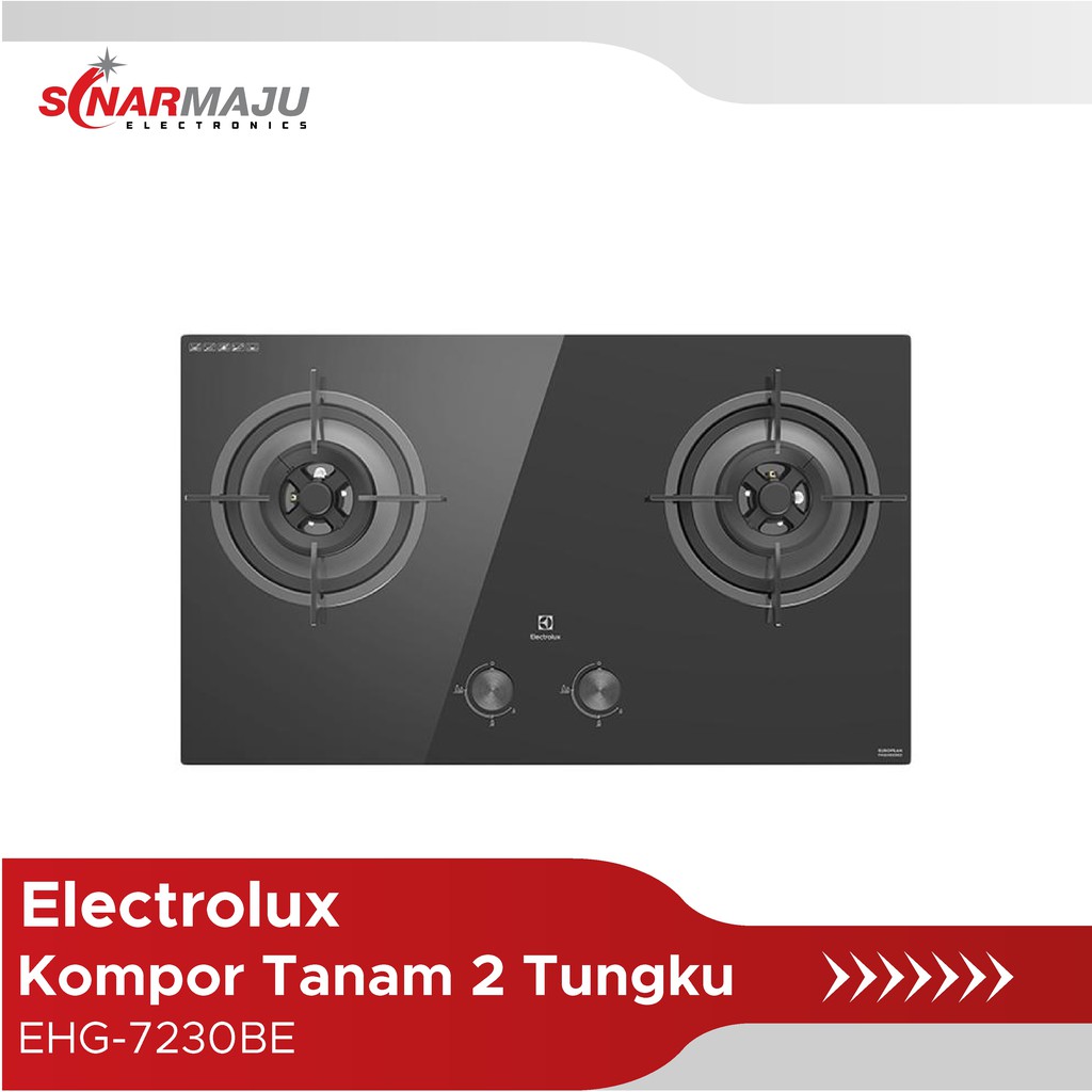 Electrolux Kompor Tanam 2 Tungku EHG-7230BE