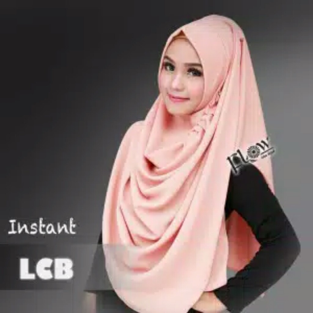 krudung pasmina instan  lcb