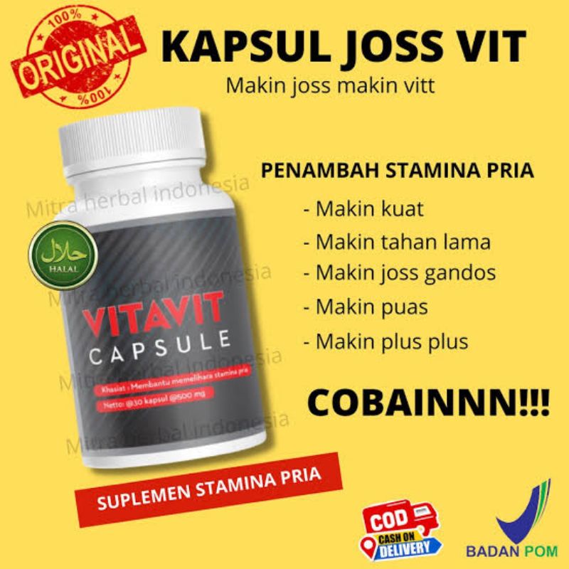 CAPSULE Herbal Stamina Pria Vitavit Obat Kuat Pria Tahan Lama