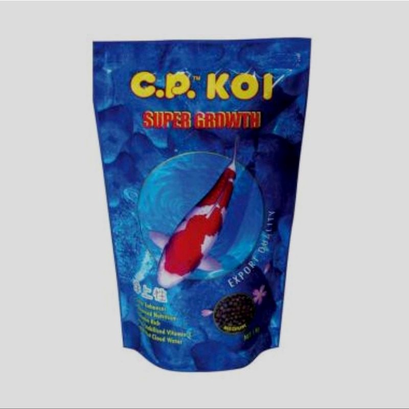 CP KOI Cp Koi CPKOI cpkoi 1kg super growth pakan pelet makanan ikan koi
