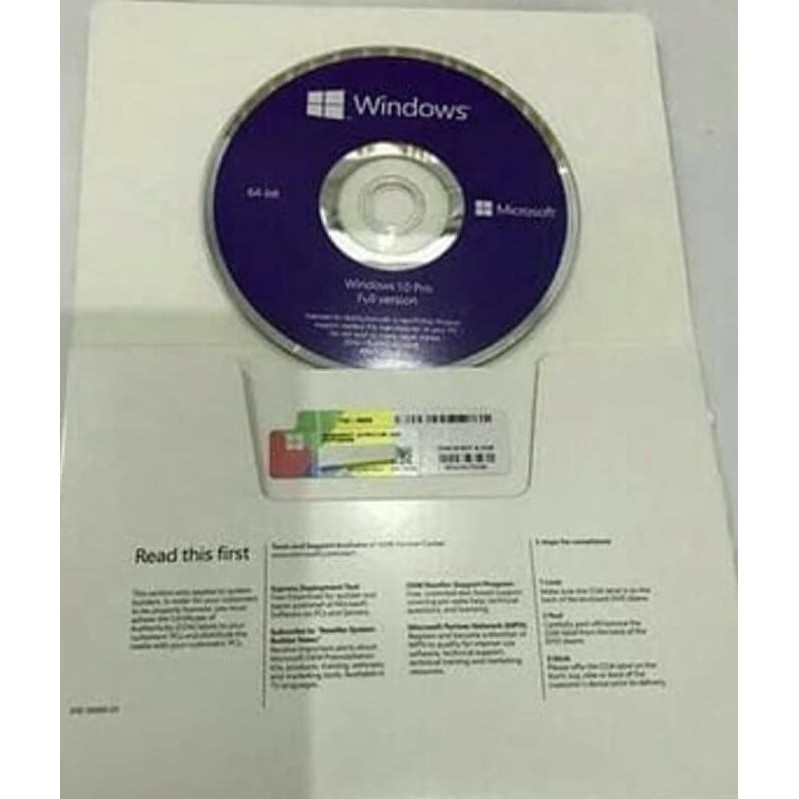 Windows 10 Pro 64 Bit