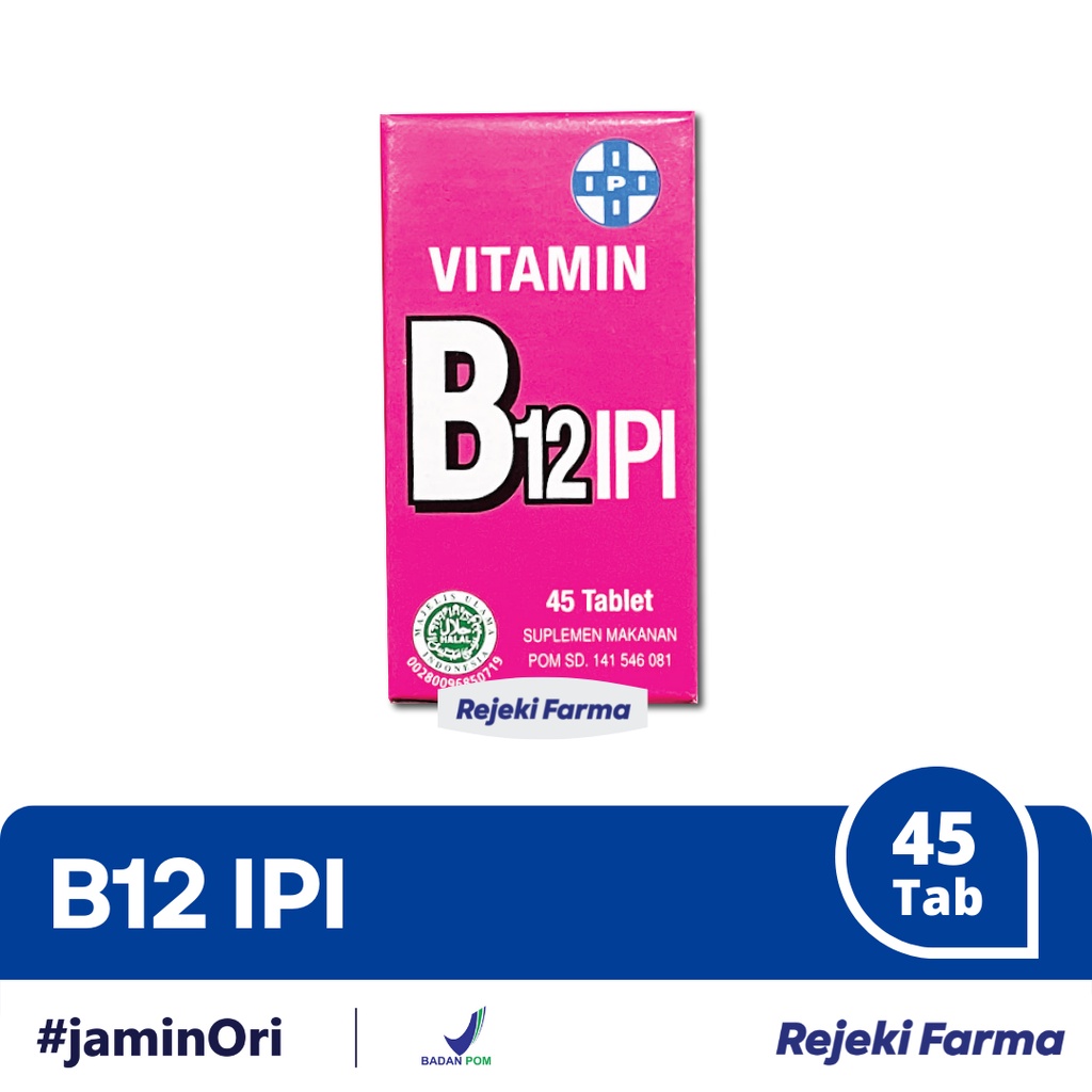 IPI Vitamin B12 45 Tablet - Vit B 12 Pink