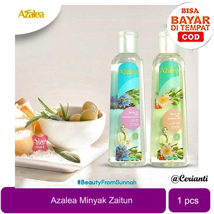 [MINYAK ZAITUN | 75ML | 150ML] AZALEA Zaitun oil With Rose Oil | Habbatussauda Oil 75ml | 150ml | Minyak Zaitun_Cerianti