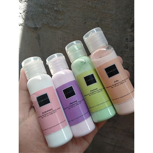 Scarlett mini 30ml || scarlett lotion dan scrub 30ml