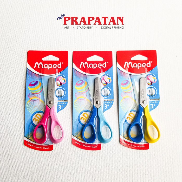 

Gunting Maped 3D 12cm Stainless Steel / Maped Scissors AND27