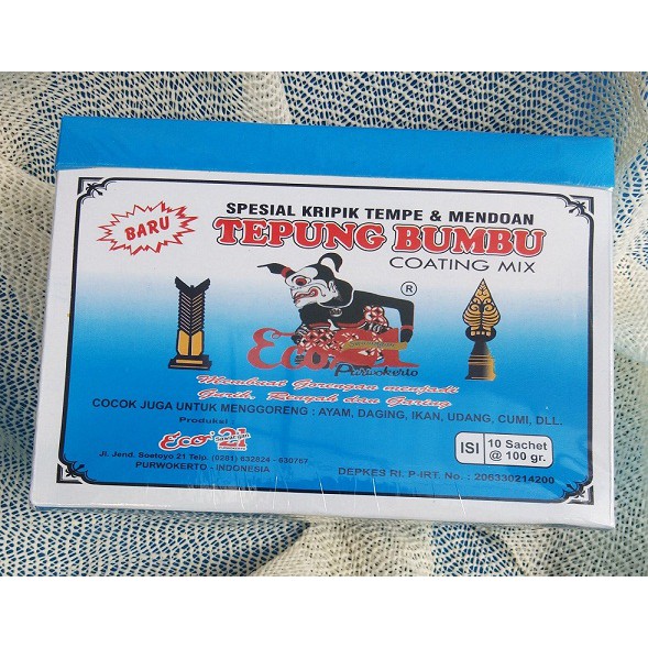 

Tepung Bumbu Mendoan Eco21 Purwokerto 1 Box (10 pcs/100gr)