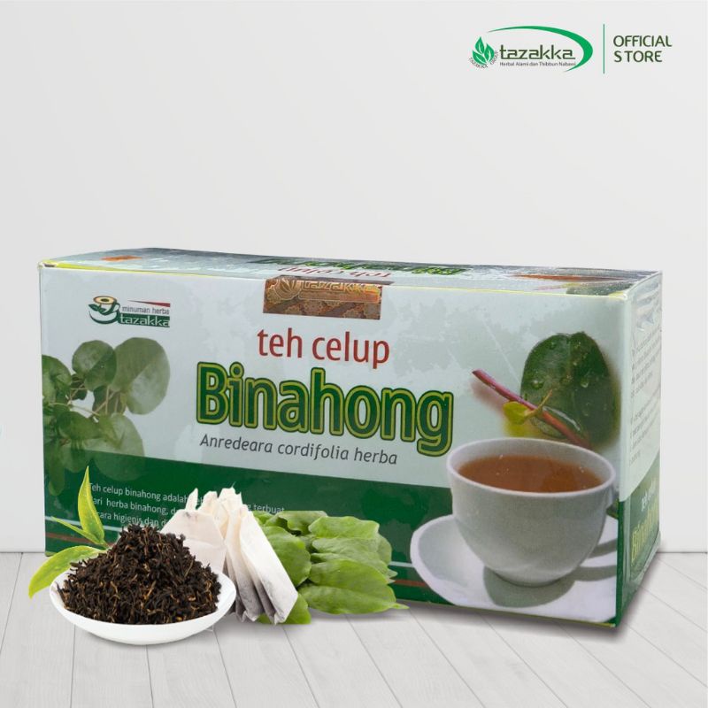 

Tazakka Teh Celup Daun Binahong Herbal Tea Bag 20 Kantong Minuman Kesehatan