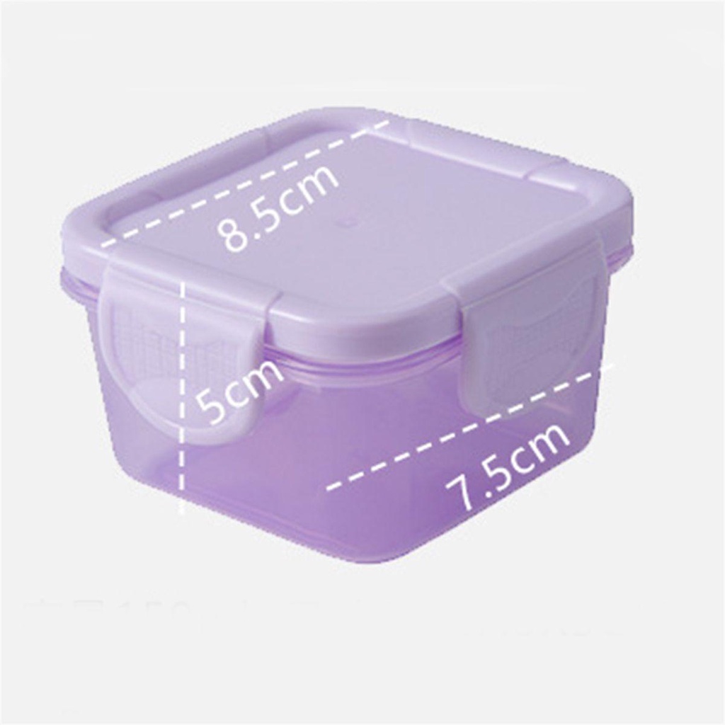 Solighter Food Prep Box Kulkas Plastik Food Grade Tempat Penyimpanan Bumbu