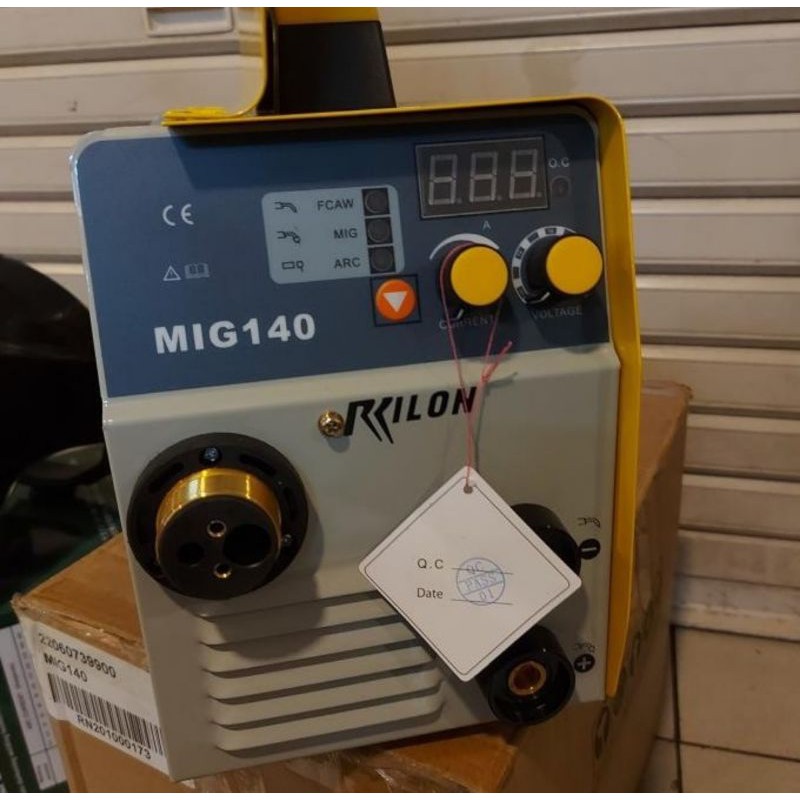 Mesin Las RILON MiG 140 Co2 Travo Las Tanpa gas Co2 Migi Mig MMA Fluxcore