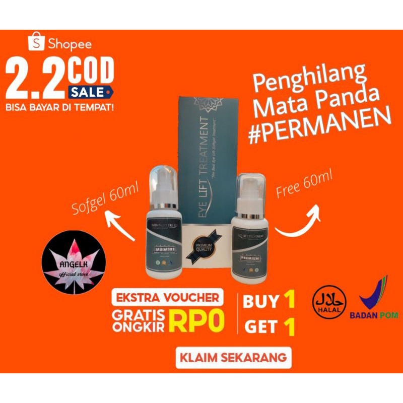 Sofgel kantung mata&mata panda Hasil Permanen (New Packaging) Eye lift treatment masker mata kerutan