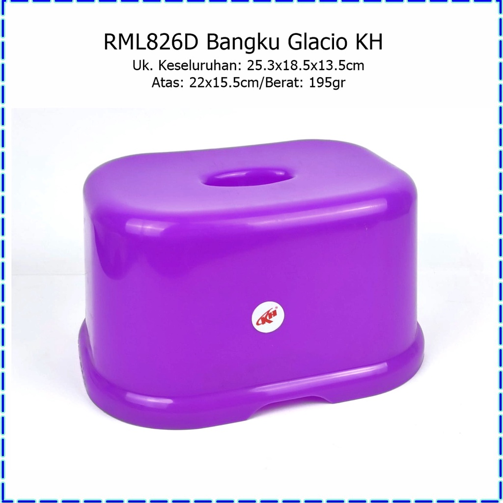 RML826D Bangku/Dingklik/Kursi Jongkok Glacio KH