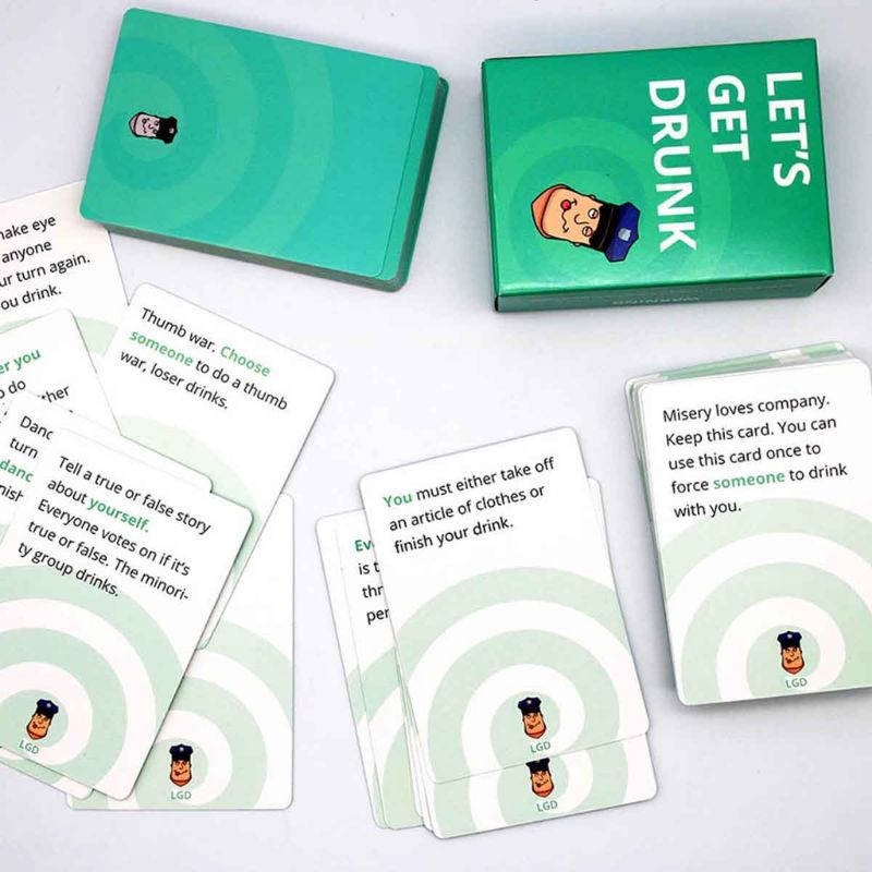 These Cards Will Get You Drunk - Green - Game Cards