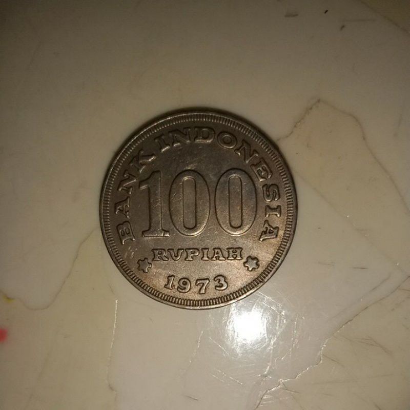 100 Rupiah 1973 Uang Kuno Bank Indonesia Rumah Gadang Koin Indonesia Kuno Berat Asli Langka Vintage