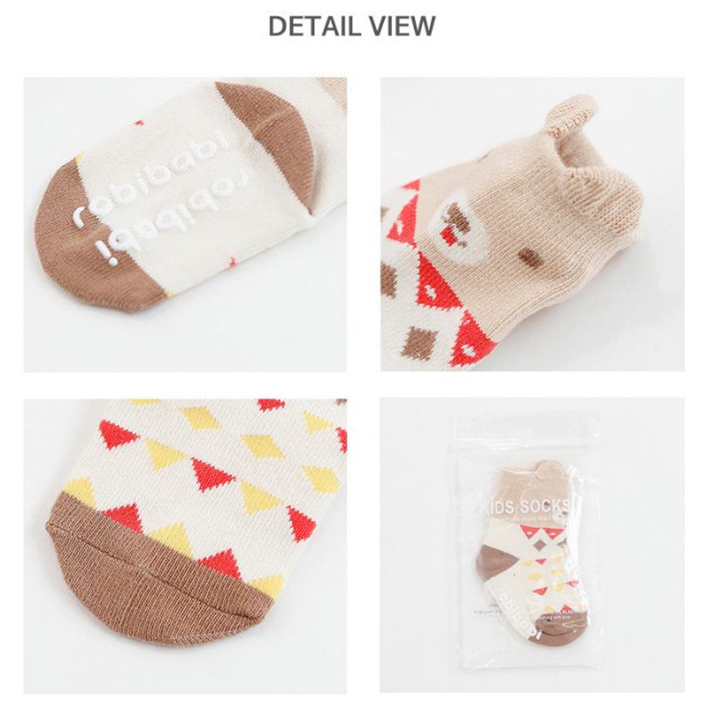 ☀ INDOLAND ☀ KAOS KAKI BAYI IMPORT PREMIUM KOREA LUCU DENGAN ANTI SLIP UNIK MOTIF ANIMAL KK007