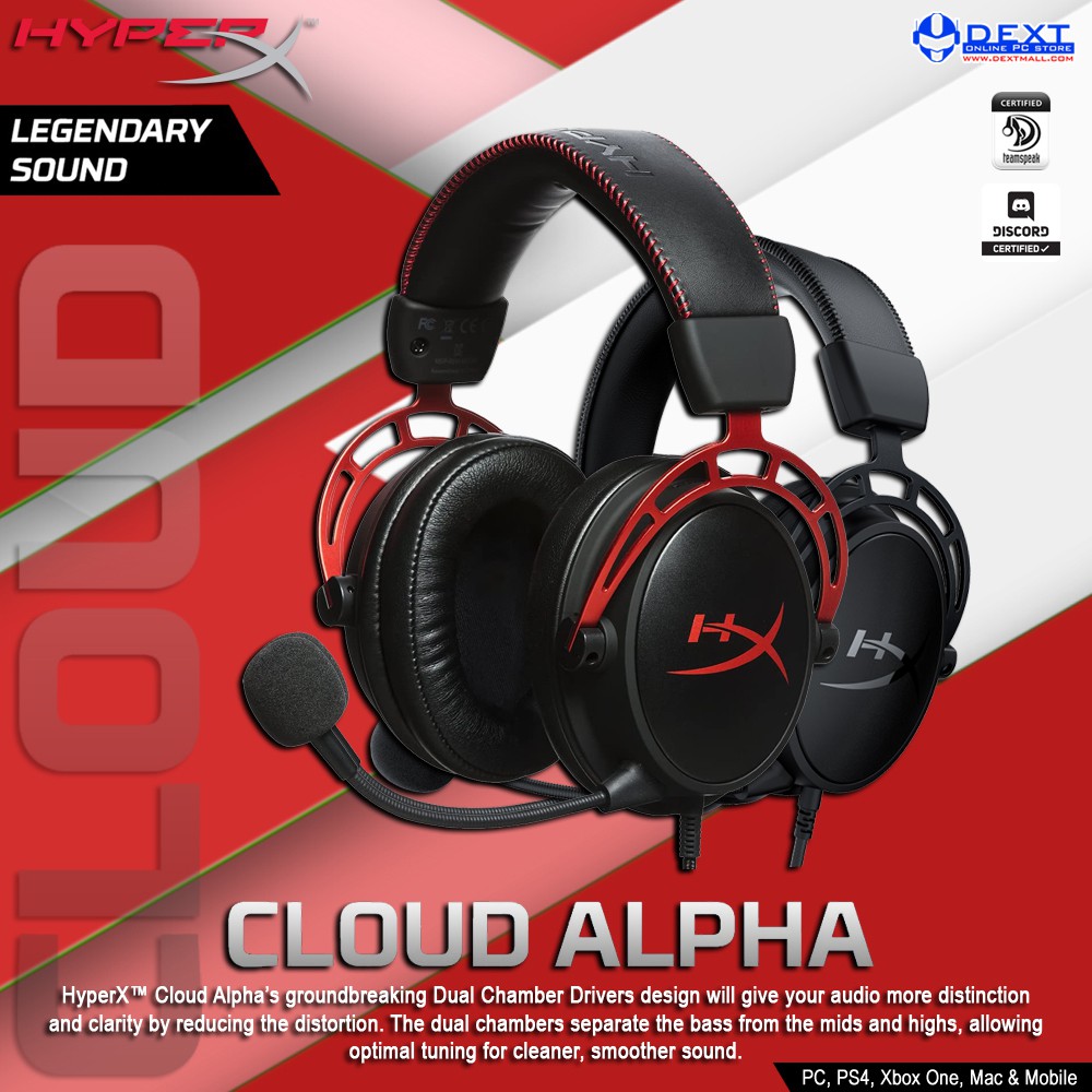 Jual HyperX Cloud Alpha Gaming Headset | Shopee Indonesia