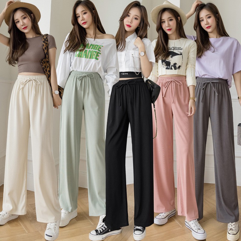 Suhao Ready Korean Women Wide Leg Pants C533 bt