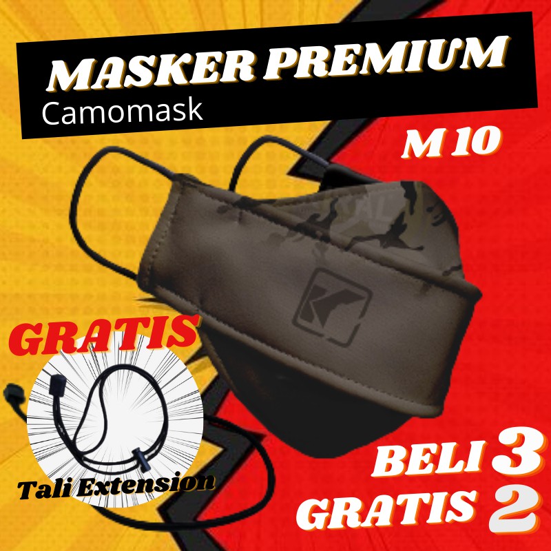 Masker Kain Pria Distro Camo Mask Camomask original Kiral Hadiah Ulang Tahun Pacar Pria Dewasa M10