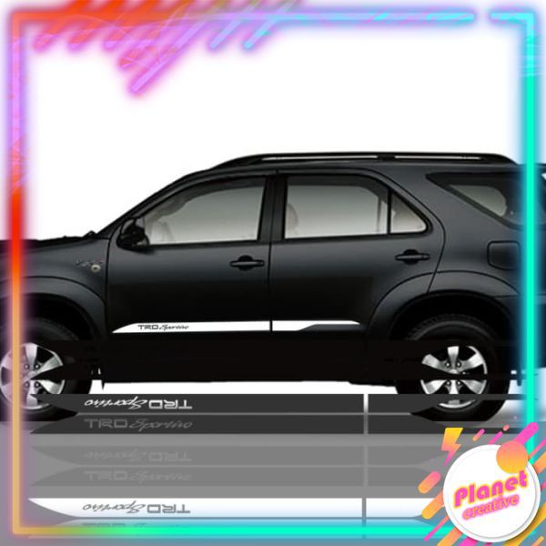 Sticker Mobil List Trd Sportivo Toyota Minimalis Stiker Cutting