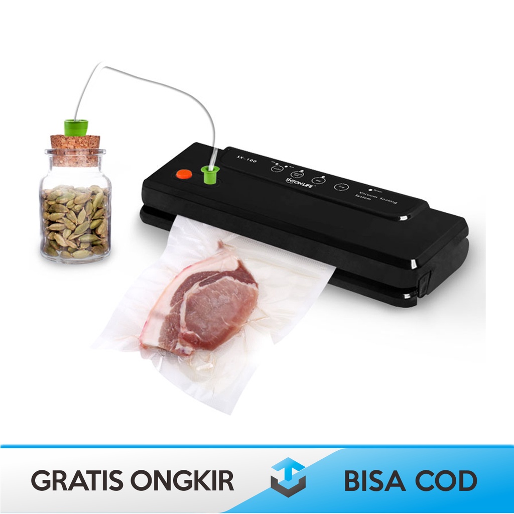 PERLENGKAPAN DAPUR POMPA VACUUM SEALER MAKANAN MULTIFUNGSI ORIGINAL