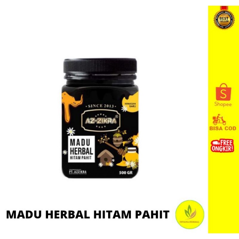 

MADU HERBAL HITAM PAHIT AZ ZIKRA 500gr/100% HERBAL ALAMI/ORIGINAL/TERLARIS